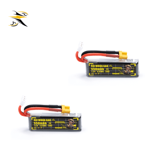 DAI WONG GAU 7.4V 2S 550mAh 150C LiPo Battery