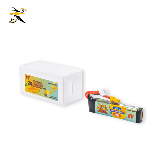 DAI WANG GAU 7.4V 2S 550mAh 120C LiPo Battery