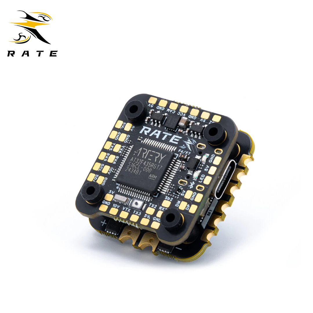 RATEFPV F4V4 F435 40A Mini Stack For FPV Racing Drones