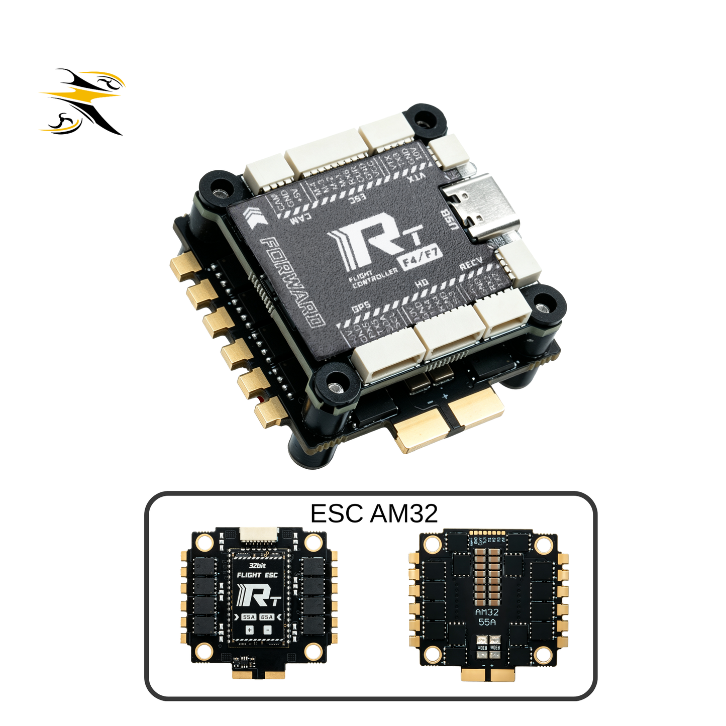 RATEFPV F4V4 F435 32bit 55/65A Stack