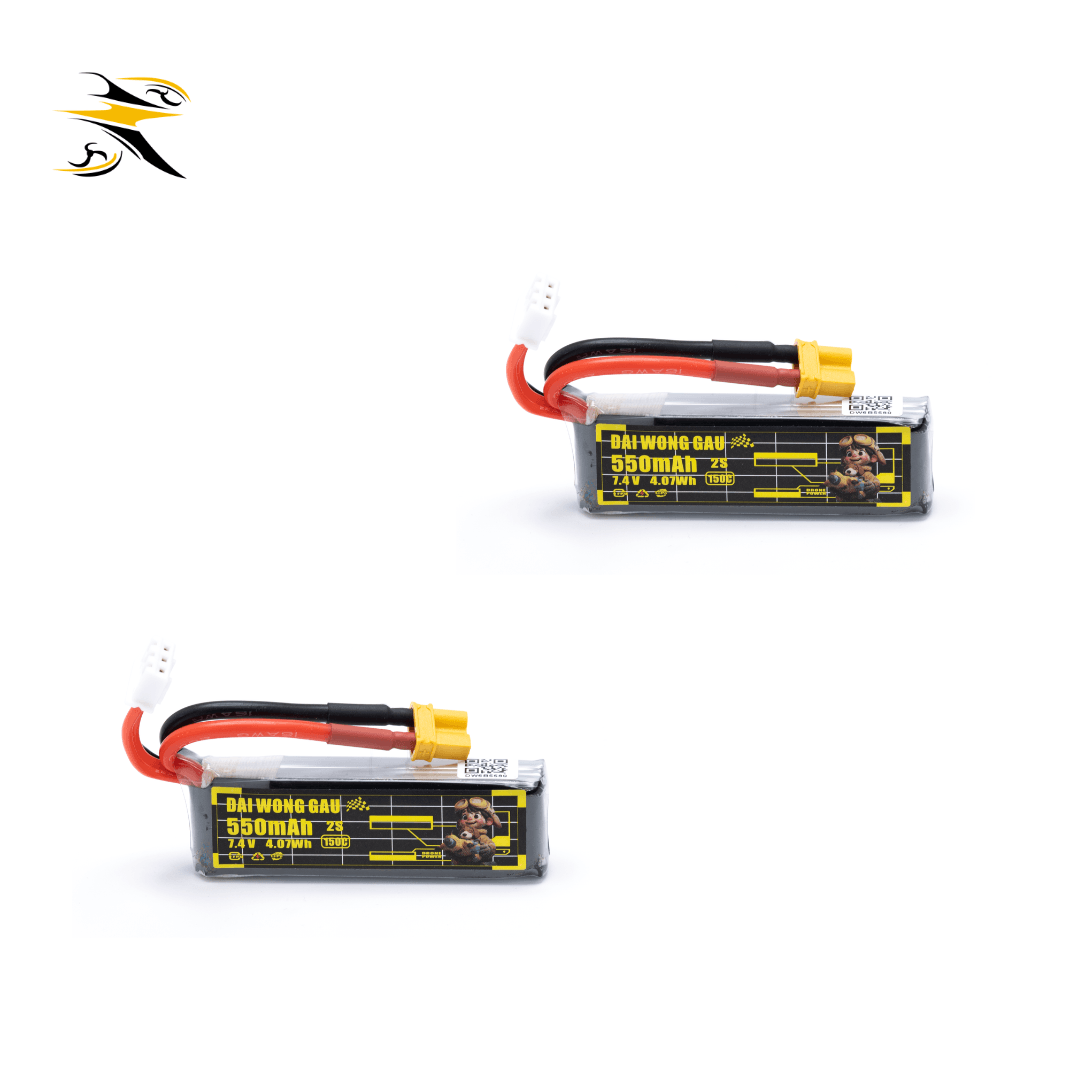 DAI WONG GAU 7.4V 2S 550mAh 150C LiPo Battery