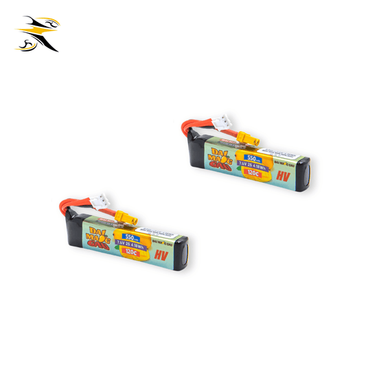 DAI WANG GAU 7.4V 2S 550mAh 120C LiPo Battery