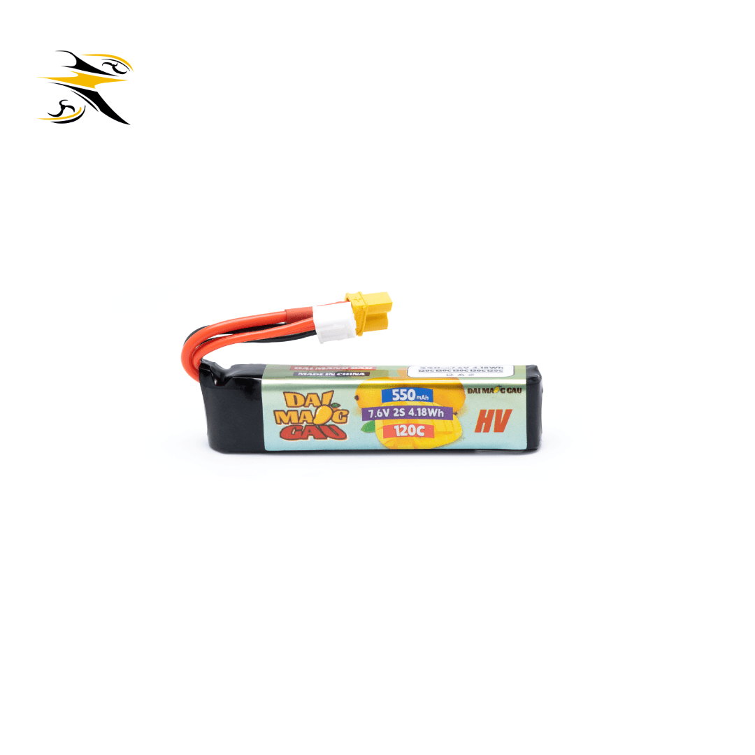 DAI WANG GAU 7.4V 2S 550mAh 120C LiPo Battery