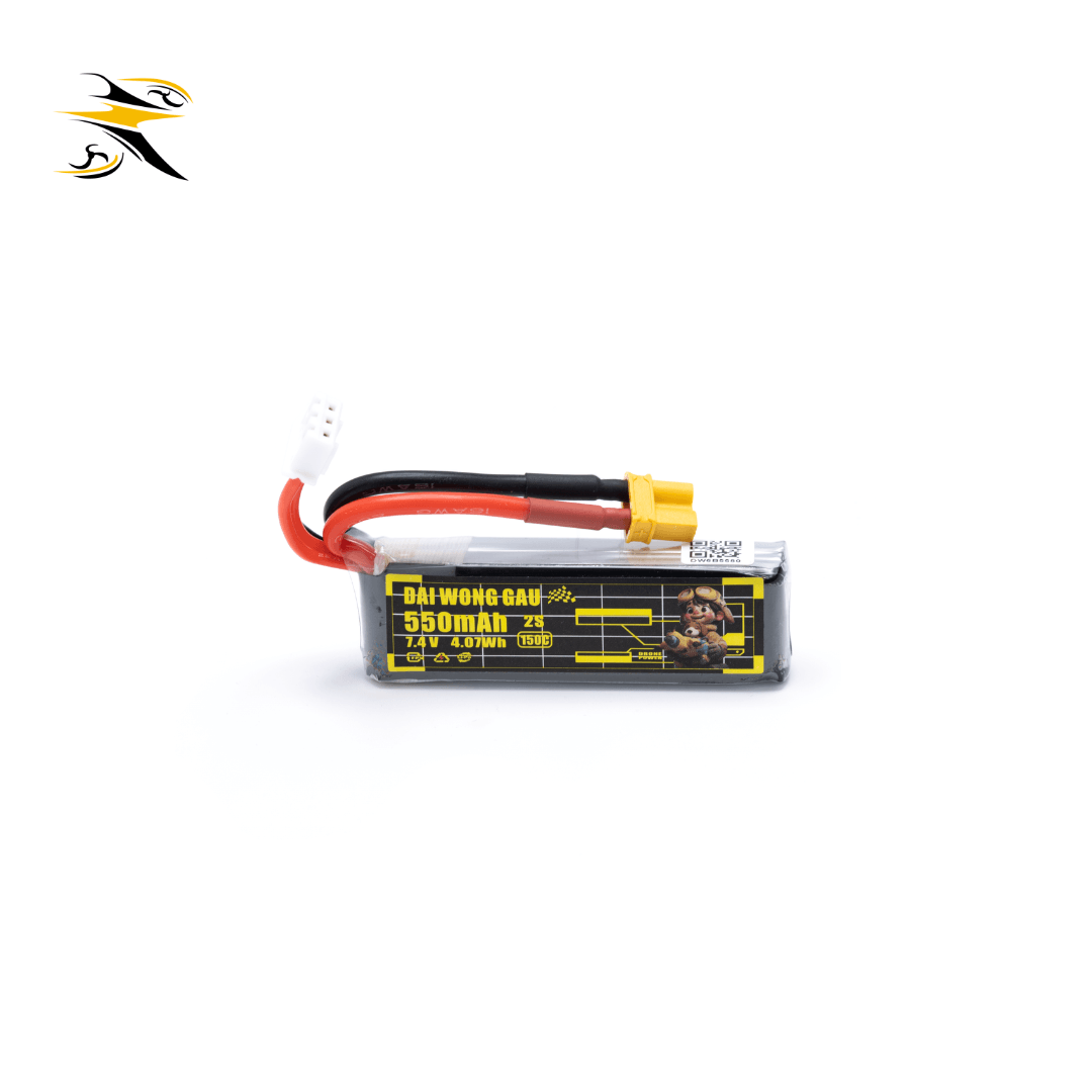 DAI WONG GAU 7.4V 2S 550mAh 150C LiPo Battery