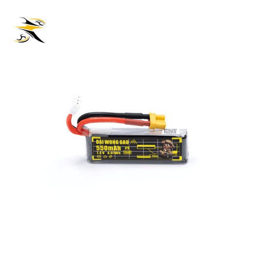DAI WONG GAU 7.4V 2S 550mAh 150C LiPo Battery