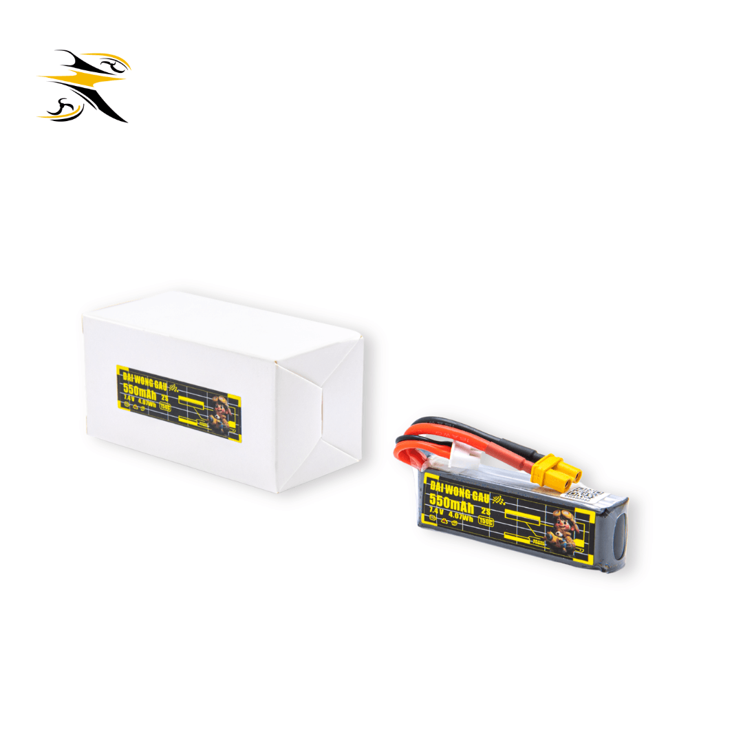 DAI WONG GAU 7.4V 2S 550mAh 150C LiPo Battery