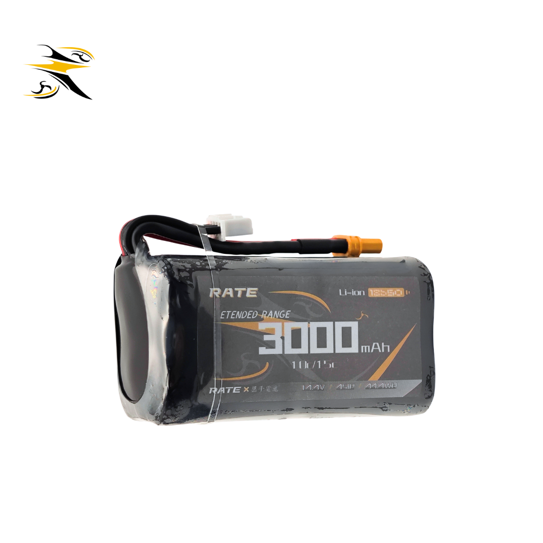 RATEFPV 18650 4S 300mAh Li-ion Battery for 2.5-4" FPV