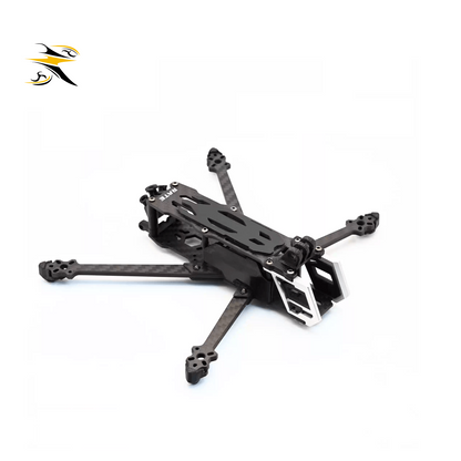 RATEFPV L40 Pro 4-inch freestyle FPV drone frame featuring a modular carbon fiber structure, replaceable arms, CNC aluminum camera cage, and DJI O4/O4 Pro compatibility.