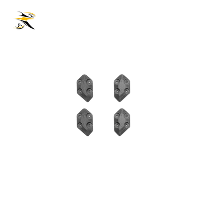 Set of four 3D printed landing feet for the RATEFPV W20 FPV frame, shock-absorbing landing pads to protect motors and frame during hard landings.