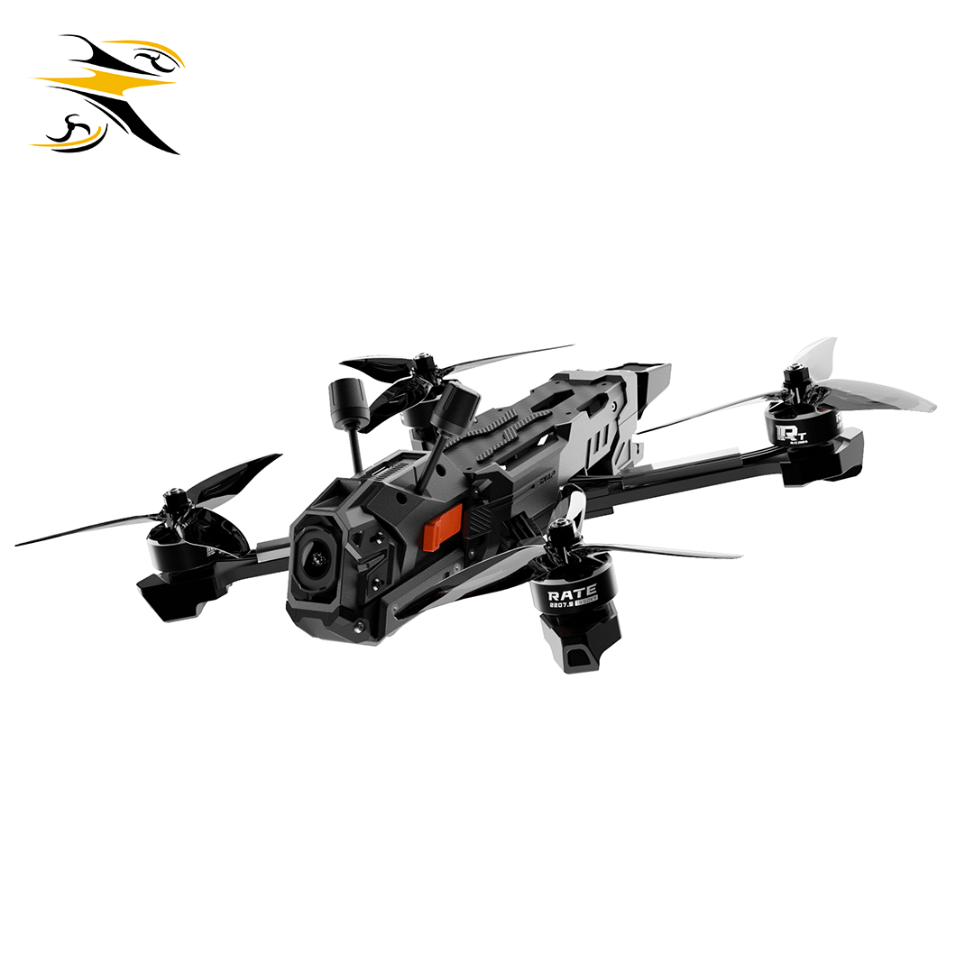 Full Complete RATEFPV SNAP-X5 5 Inch Long Range FPV Quadcopter, Pre-installed Camera & Detachable DJI O4 Pro Air Unit for Freestyle Cinematic Flight