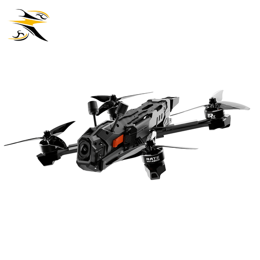 Full Complete RATEFPV SNAP-X5 5 Inch Long Range FPV Quadcopter, Pre-installed Camera & Detachable DJI O4 Pro Air Unit for Freestyle Cinematic Flight